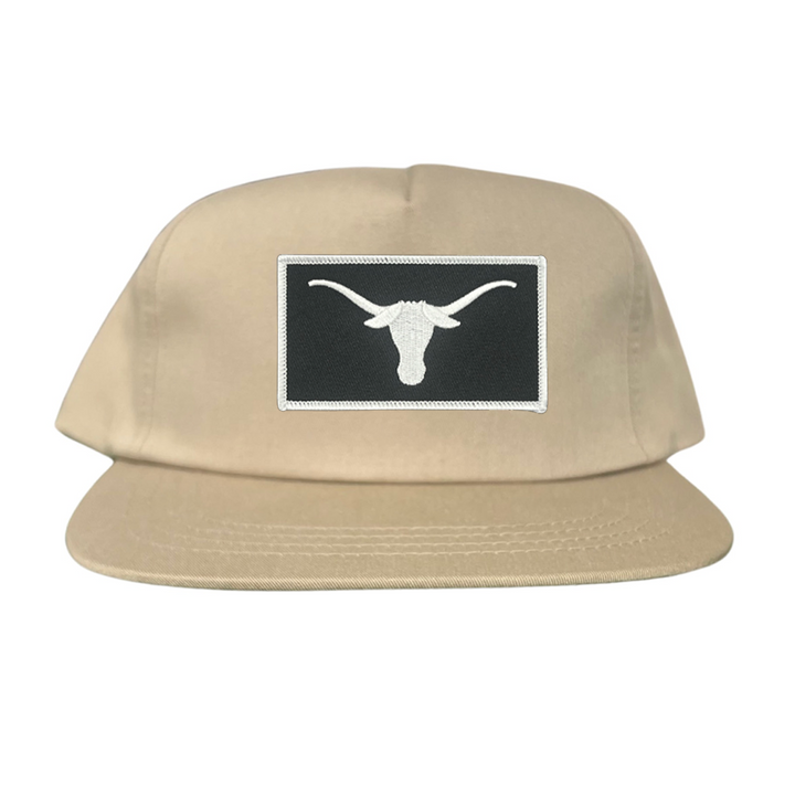 Texas Longhorns Black White Longhorn Rectangle Patch / Hats / 145 / UT9111 / MM