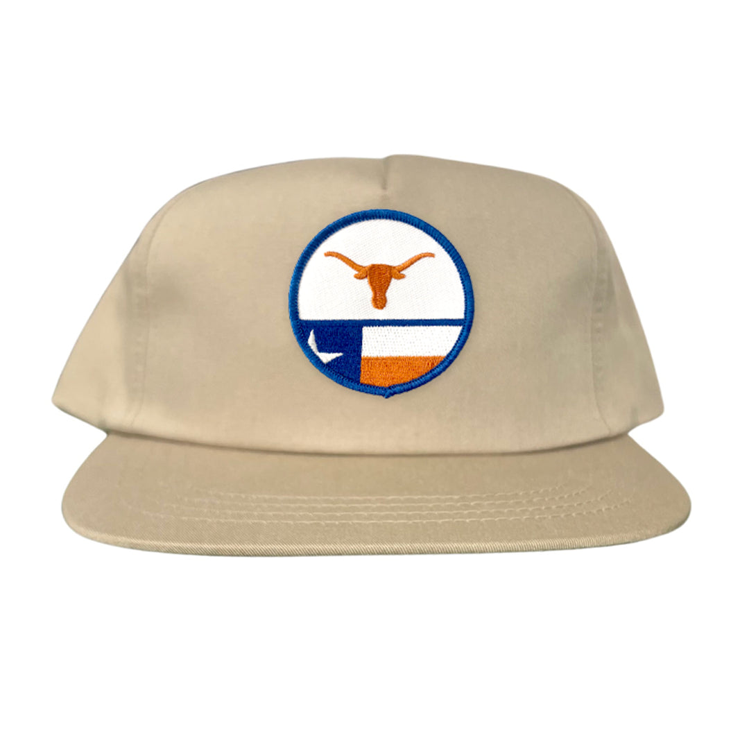 Texas Longhorns Circle Steer Head State Flag / 241 / Hats / MM