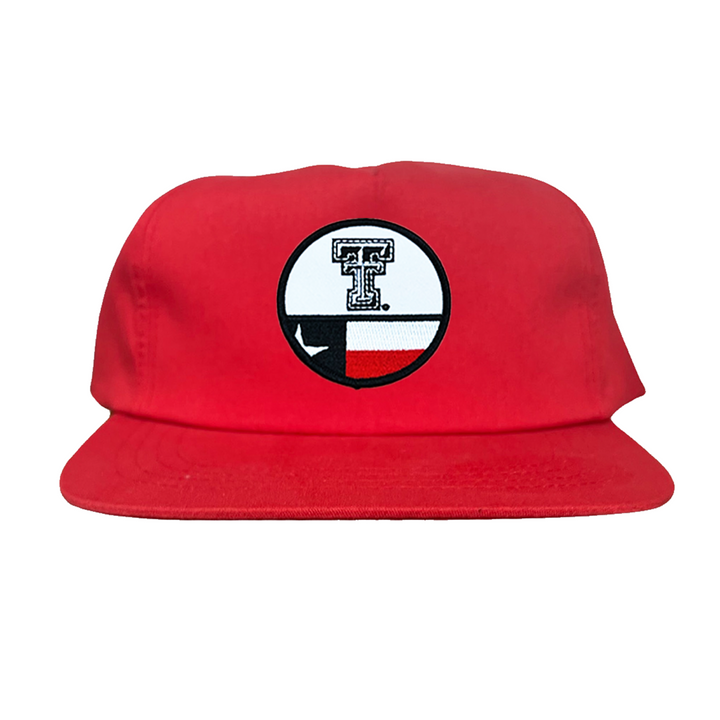 Texas Tech Logo Circle Flag / Hats /  257 / TXTECH045 / MM