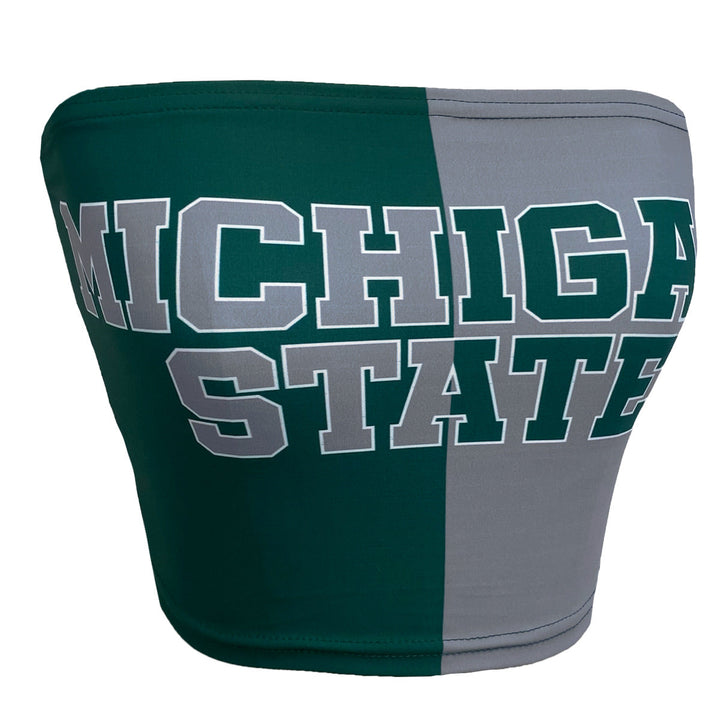 Michigan State Two Tone Tube Top