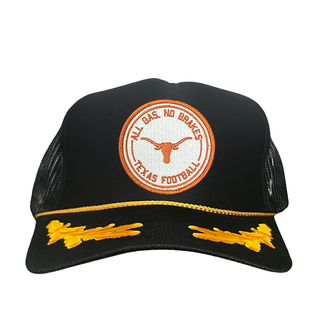 Texas Longhorns All Gas No Brakes Circle Patch / 198 / Hats / UT9123 / CT