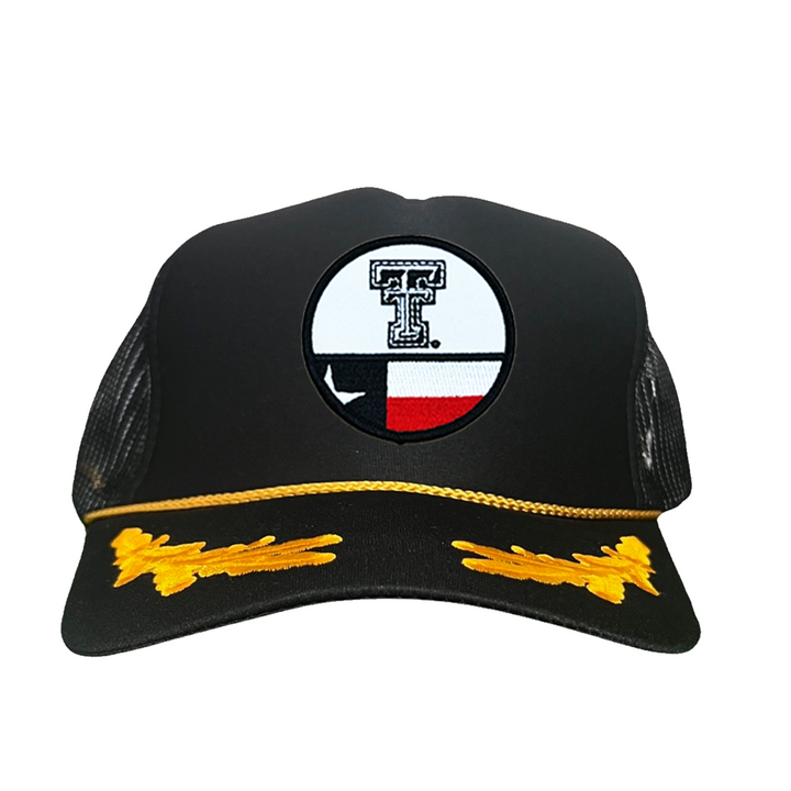 Texas Tech Logo Circle Flag / Hats /  257 / TXTECH045 / MM