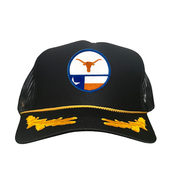 Texas Longhorns Circle Steer Head State Flag / 241 / Hats / MM