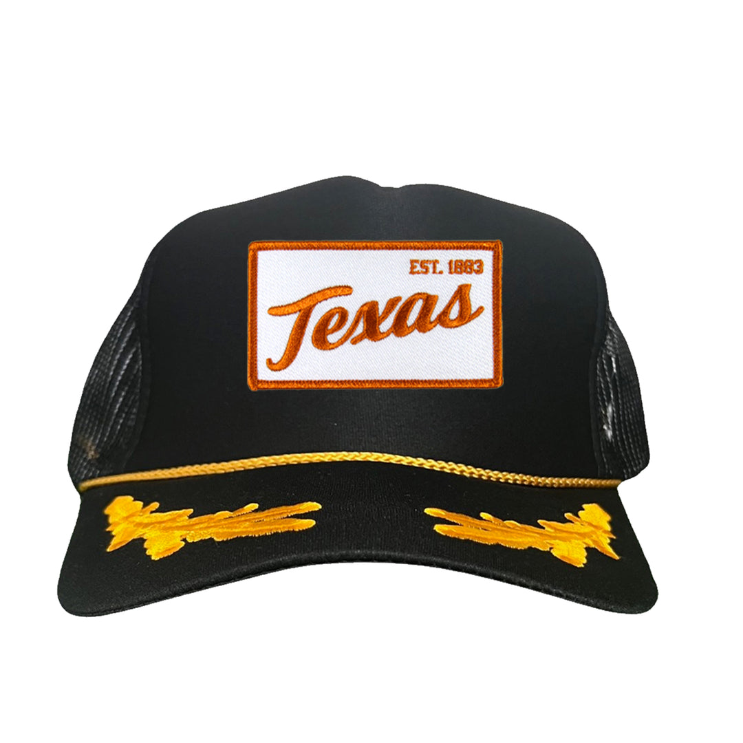 Texas Longhorns Texas EST 1883 Script / Curved Bill Mesh Snapback / 169 / UT