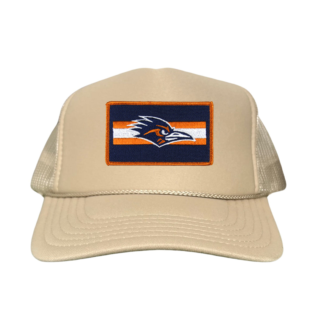 UTSA Rectangle Stripe Roadrunner / Hats / 153 / UTSA007