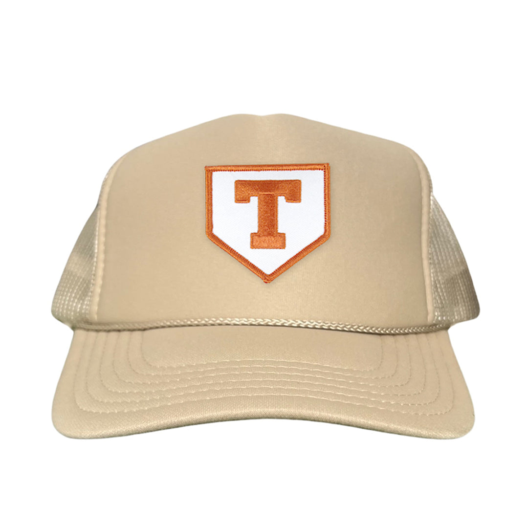 Texas Baseball Block T Home Plate / Hats / 011 / CT