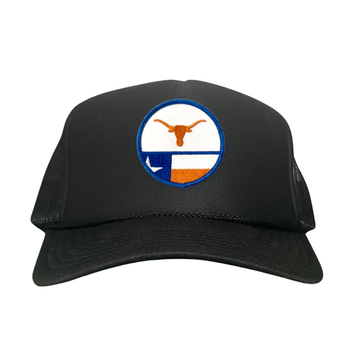 Texas Longhorns Circle Steer Head State Flag / 241 / Hats / MM