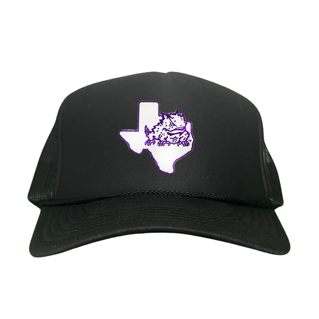 TCU State Horned Frog Rubber Patch / Hats / TCU098 /  266 / MM