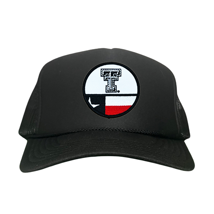 Texas Tech Logo Circle Flag / Hats /  257 / TXTECH045 / MM