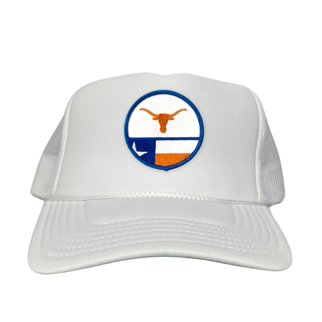 Texas Longhorns Circle Steer Head State Flag / 241 / Hats / MM