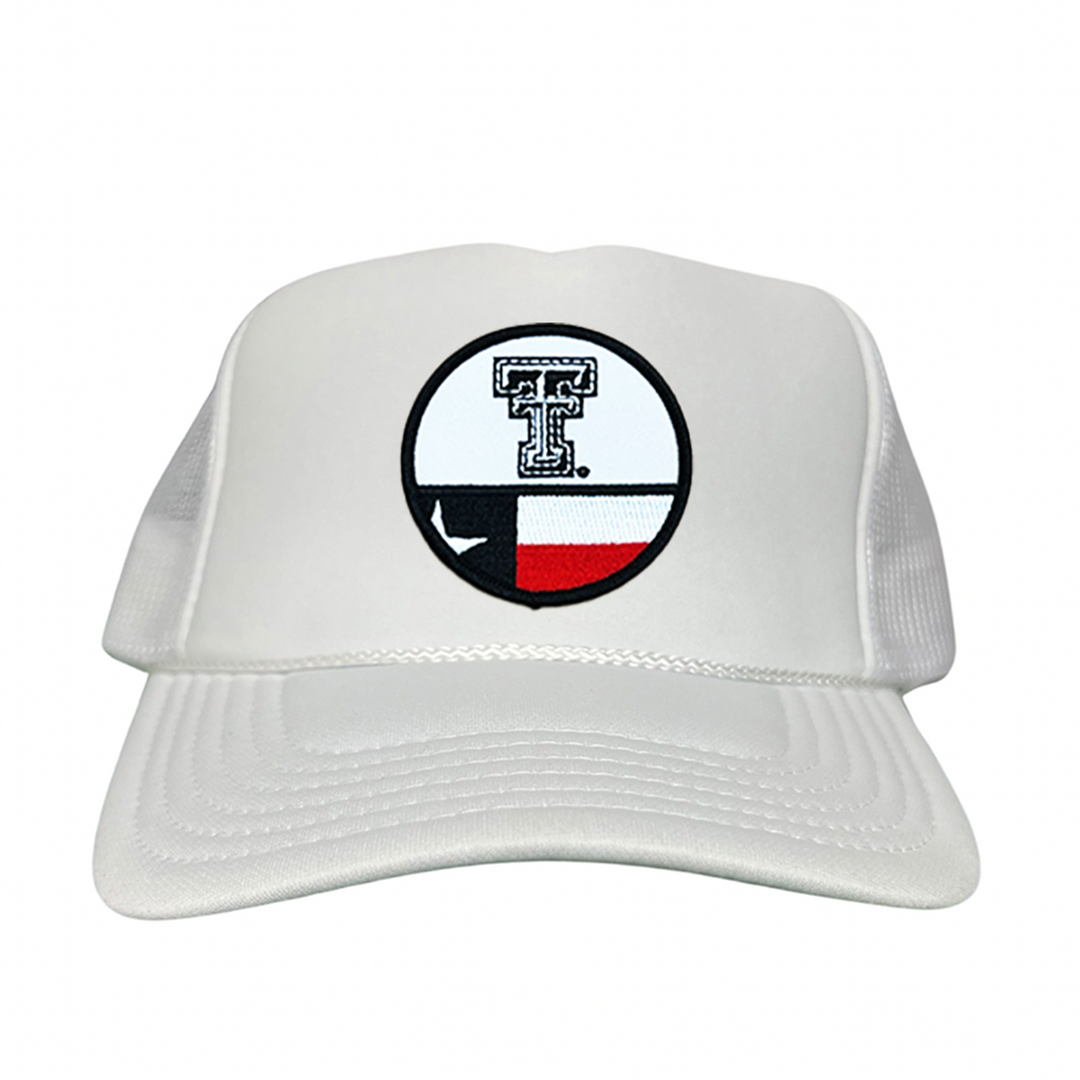 Texas Tech Logo Circle Flag / Hats /  257 / TXTECH045 / MM