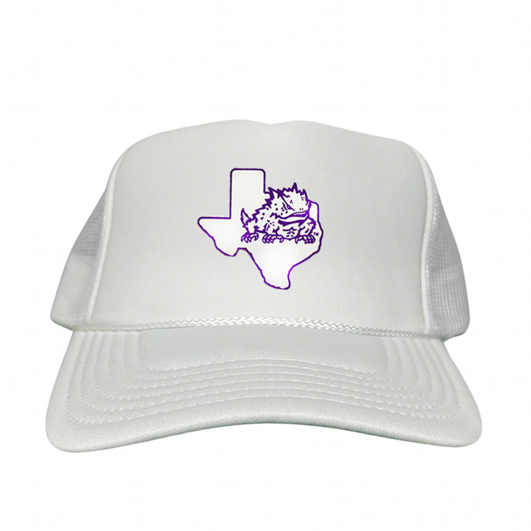 TCU State Horned Frog Rubber Patch / Hats / TCU098 /  266 / MM