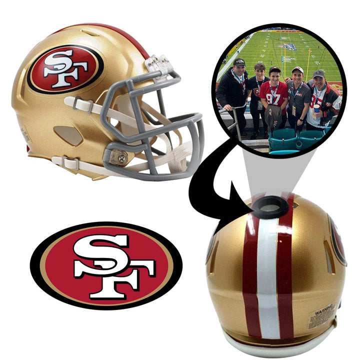 San Francisco 49ers NFL Mini Helmet - Picture Inside