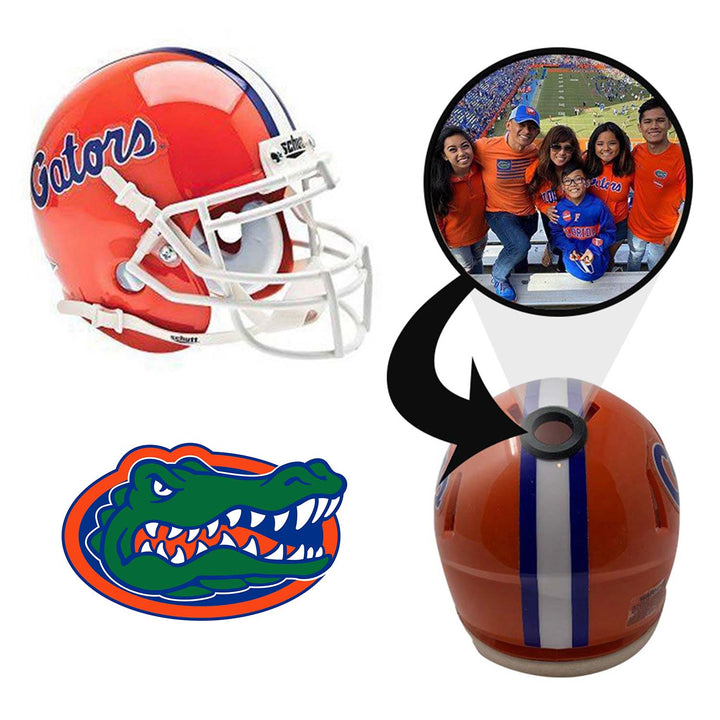 Florida Gators College Football Collectible Mini Helmet - Picture Inside - FANZ Collectibles