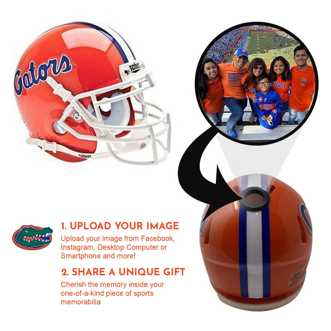 Florida Gators College Football Collectible Mini Helmet - Picture Inside - FANZ Collectibles
