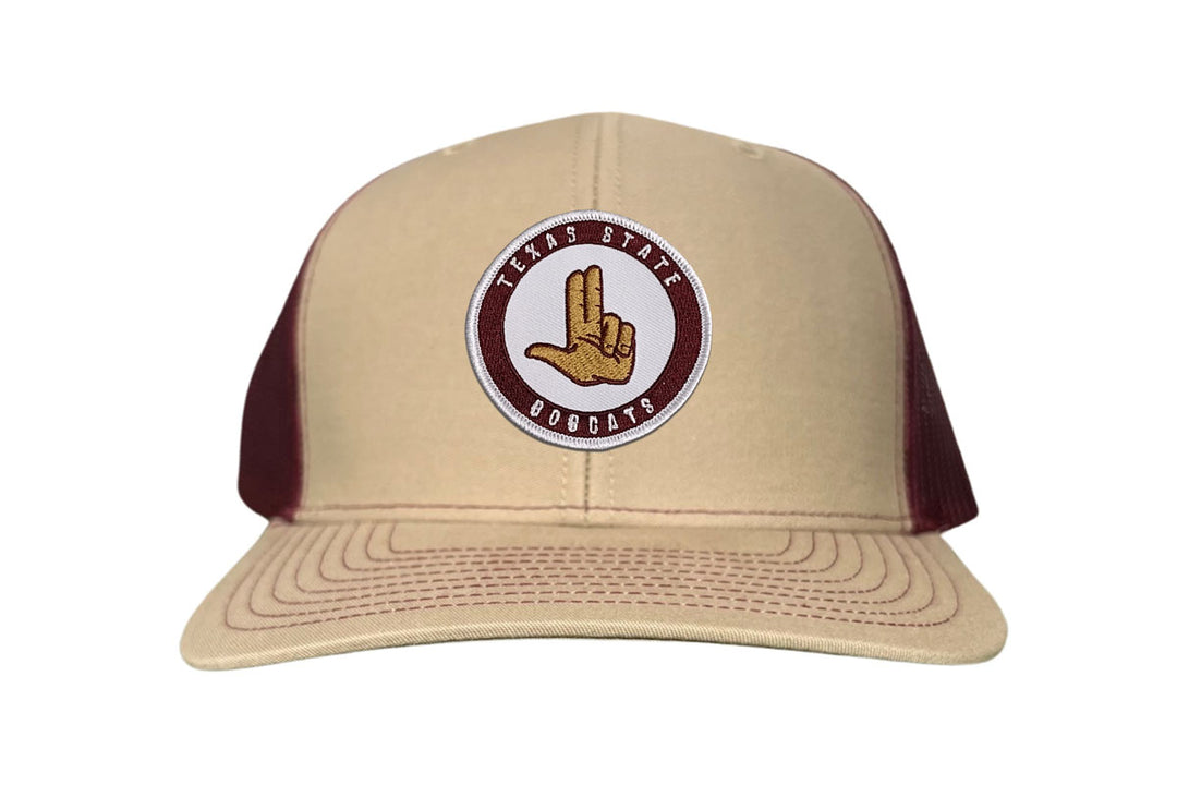 Texas State Circle Hand / Hats / 091 / TXST019 / KC