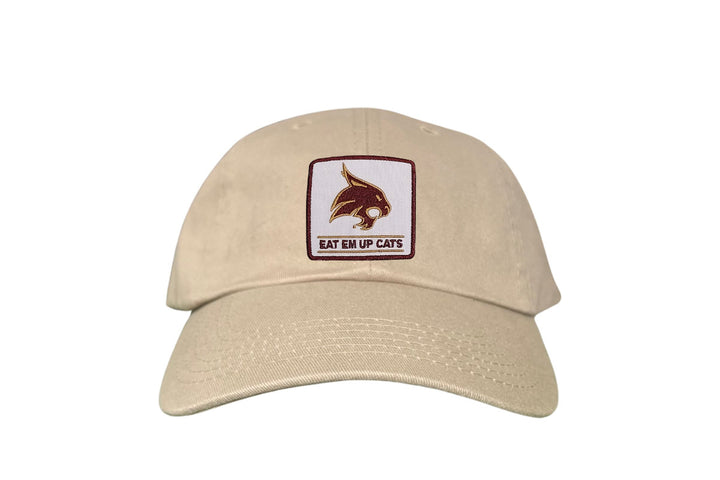 Texas State / Square Supercat Eat Em Up Cats / Curved Bill Trucker TXST010 - 093