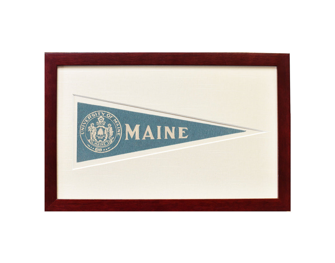 Vintage Maine University Hormel Pennant