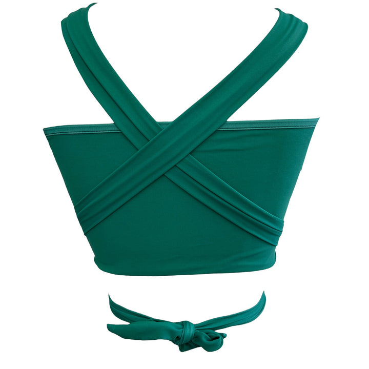 Tulane Green Multi Way Bandeau Top