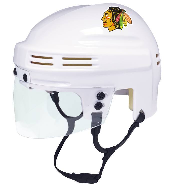 Chicago Blackhawks - NHL Collectible Mini Helmet - Picture Inside - FANZ Collectibles