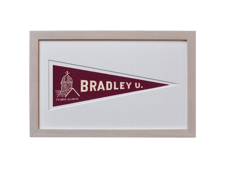 Vintage Bradley University Hormel Pennant