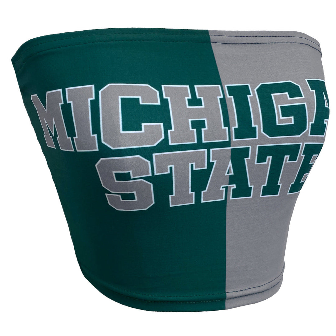 Michigan State Two Tone Tube Top