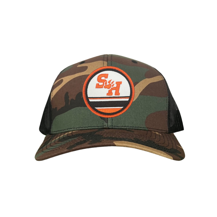 Sam Houston State SH with Paw Circle / Hats / 164 / SH009 / MM