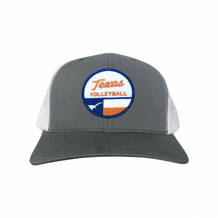 Texas Longhorns Texas Volleyball Flag Circle Patch / Hats / 031 / UT9199 / MM