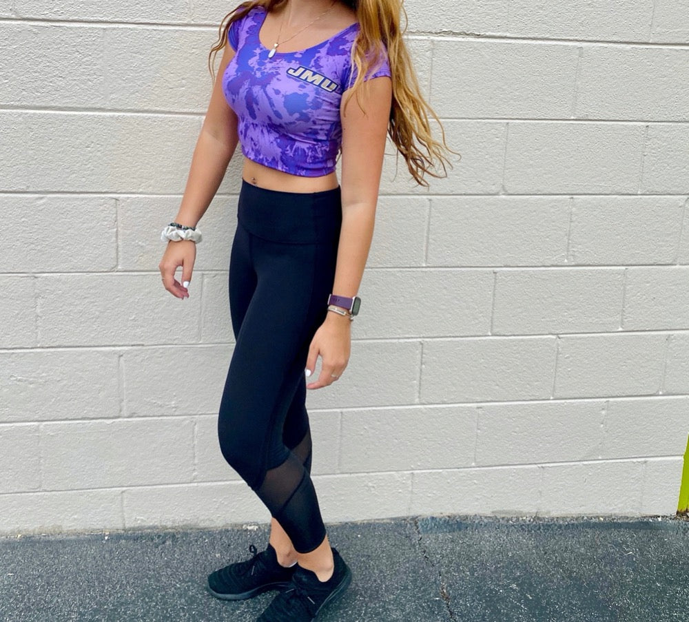 JMU Tie Dye Babydoll Tee