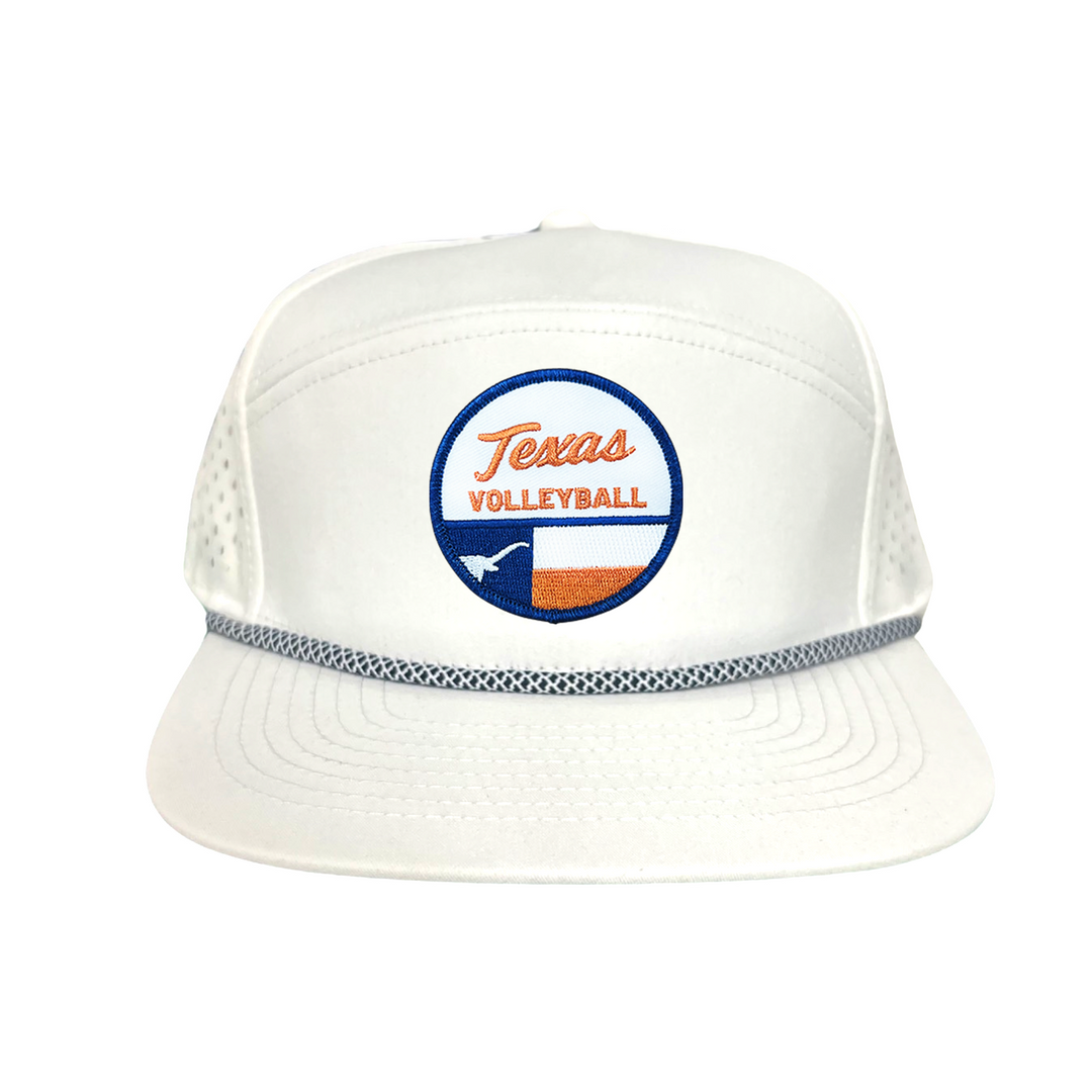 Texas Longhorns Texas Volleyball Flag Circle Patch / Hats / 031 / UT9199 / MM
