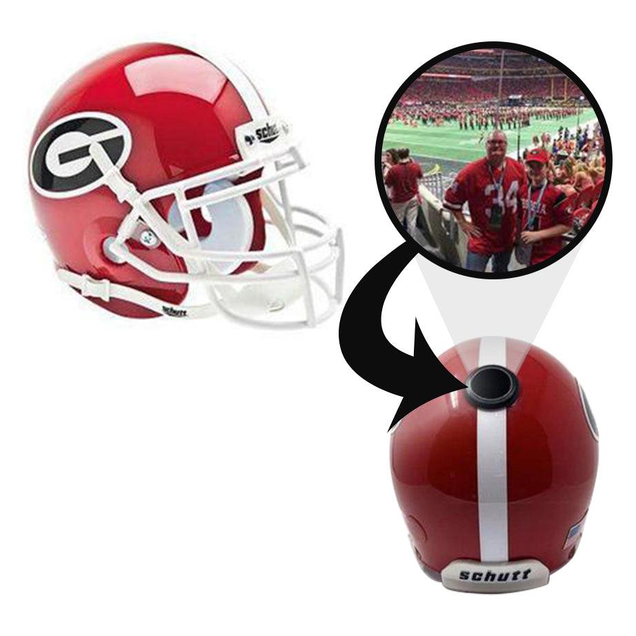 Georgia Bulldogs College Football Collectible Mini Helmet - Picture Inside