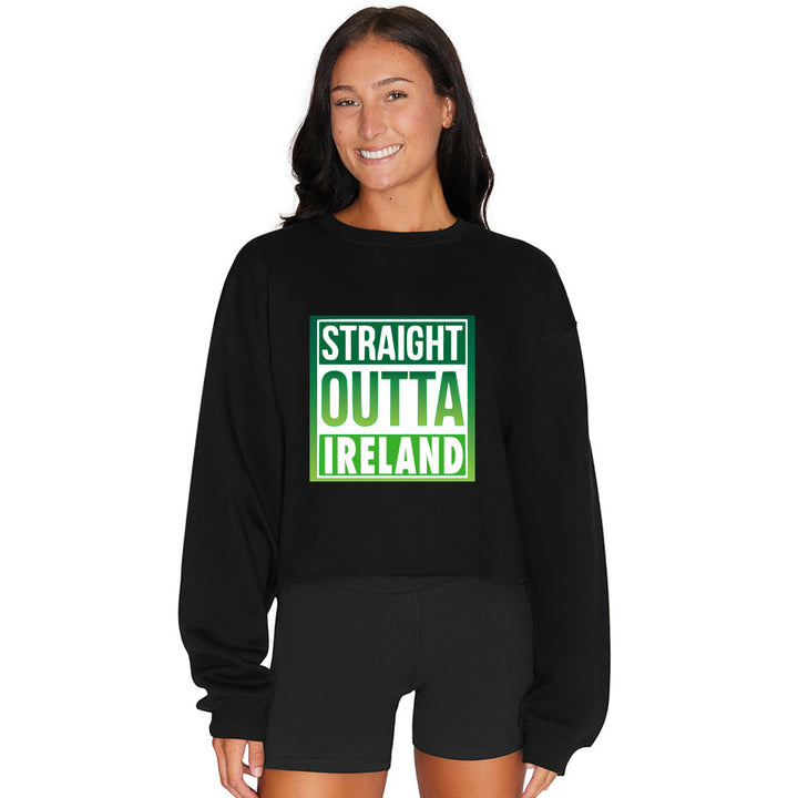 Ireland Black Crewneck