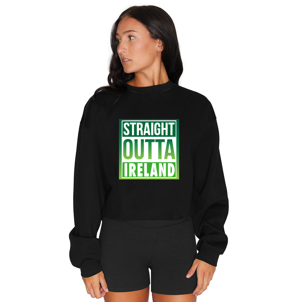Ireland Black Crewneck
