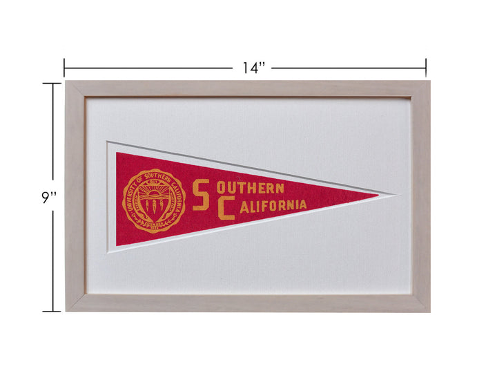 Vintage University of Southern California Hormel Pennant