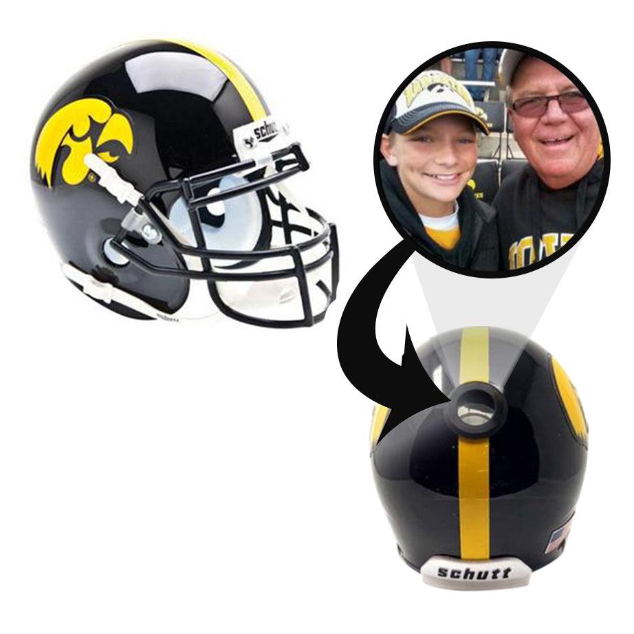 Iowa Hawkeyes College Football Collectible Mini Helmet - Picture Inside - FANZ Collectibles