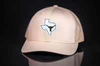 Texas Longhorns Black White Steer Head State Rubber Patch / Hats / 235 / UT9064 / MM