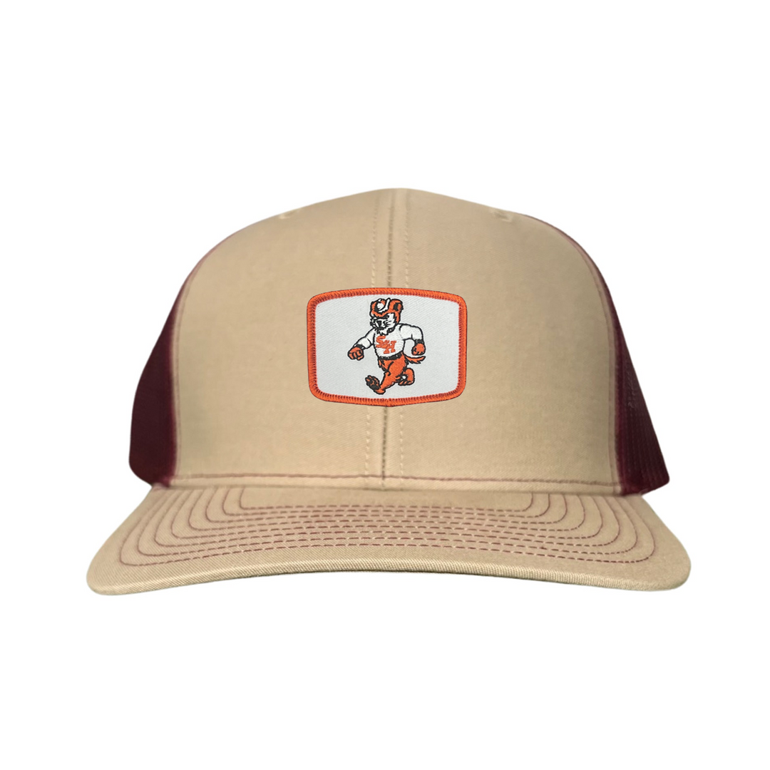 Sam Houston  Walking Sammy Bearkat / Limited Edition Silver Hat / 162 / Mesh Snap Back / SHSU010