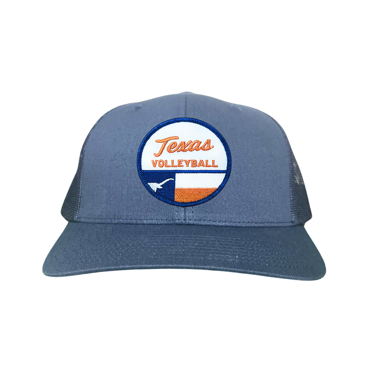 Texas Longhorns Texas Volleyball Flag Circle Patch / Hats / 031 / UT9199 / MM