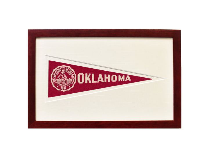 Vintage University of Oklahoma Hormel Pennant