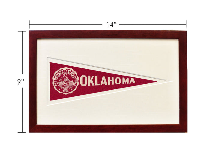 Vintage University of Oklahoma Hormel Pennant
