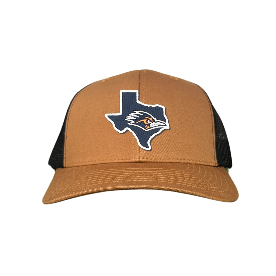 UTSA State of Texas with Roadrunner / Curved Bill Mesh Snapback / 152 / UTSA006 / MM