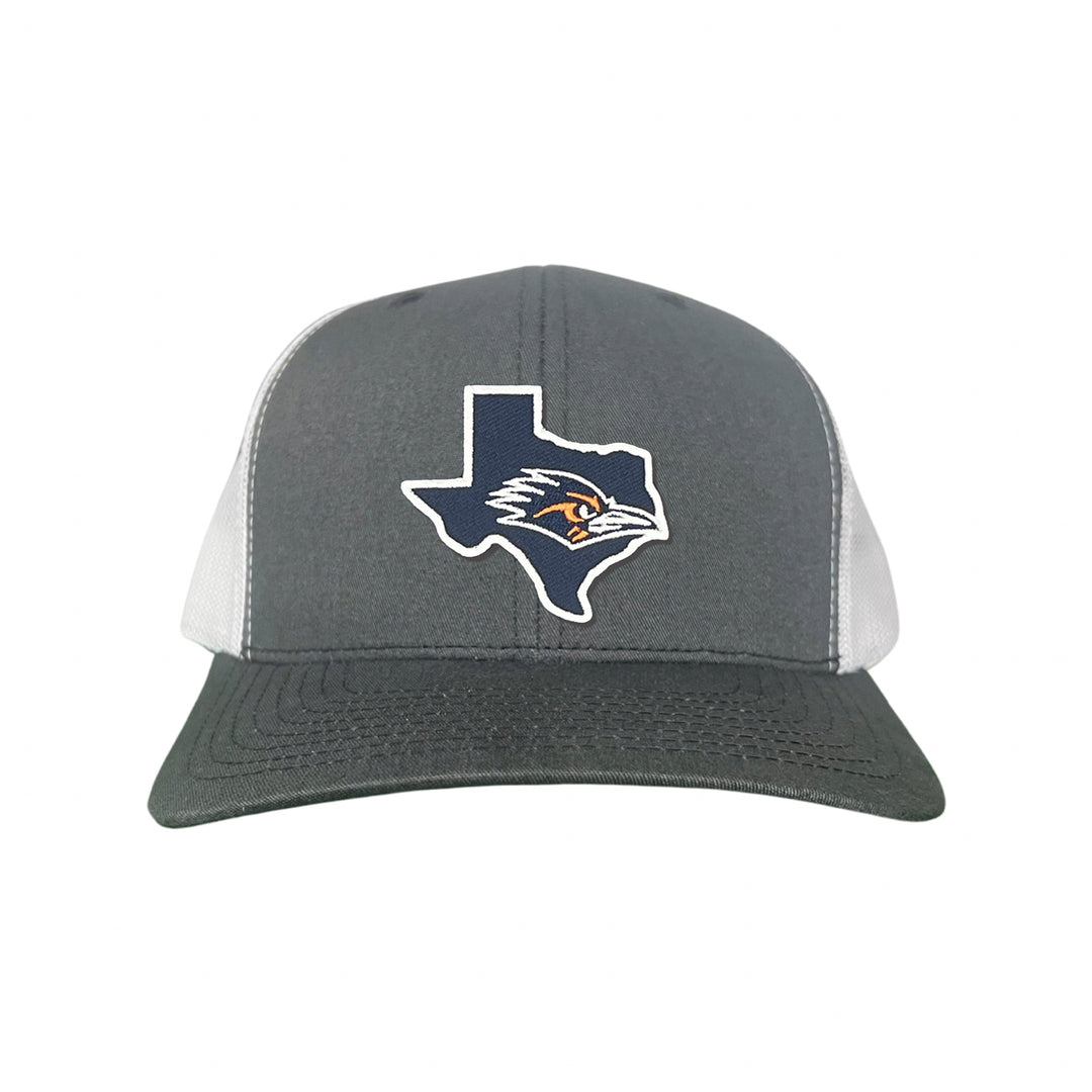 UTSA State of Texas with Roadrunner / Curved Bill Mesh Snapback / 152 / UTSA006 / MM