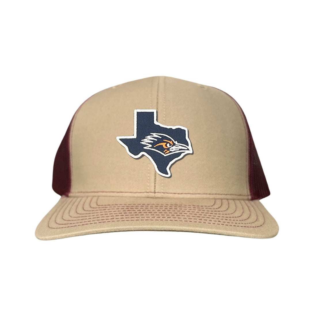 UTSA State of Texas with Roadrunner / Curved Bill Mesh Snapback / 152 / UTSA006 / MM