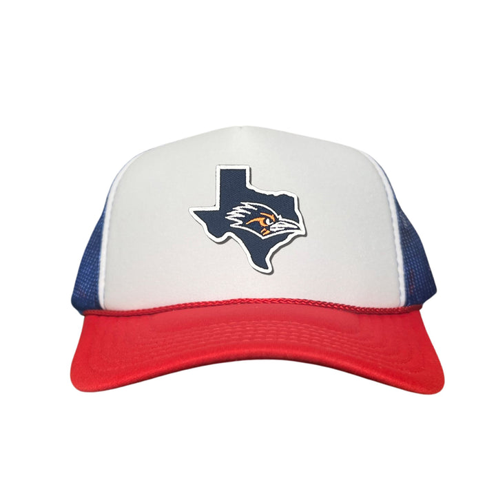 UTSA State of Texas with Roadrunner / Curved Bill Mesh Snapback / 152 / UTSA006 / MM