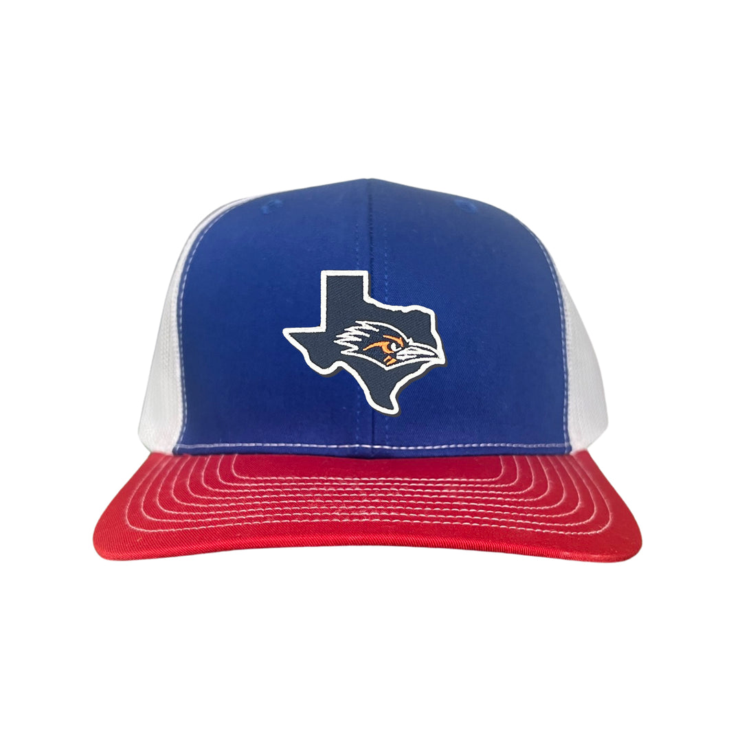 UTSA State of Texas with Roadrunner / Curved Bill Mesh Snapback / 152 / UTSA006 / MM