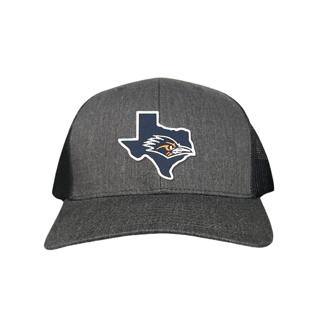 UTSA State of Texas with Roadrunner / Curved Bill Mesh Snapback / 152 / UTSA006 / MM