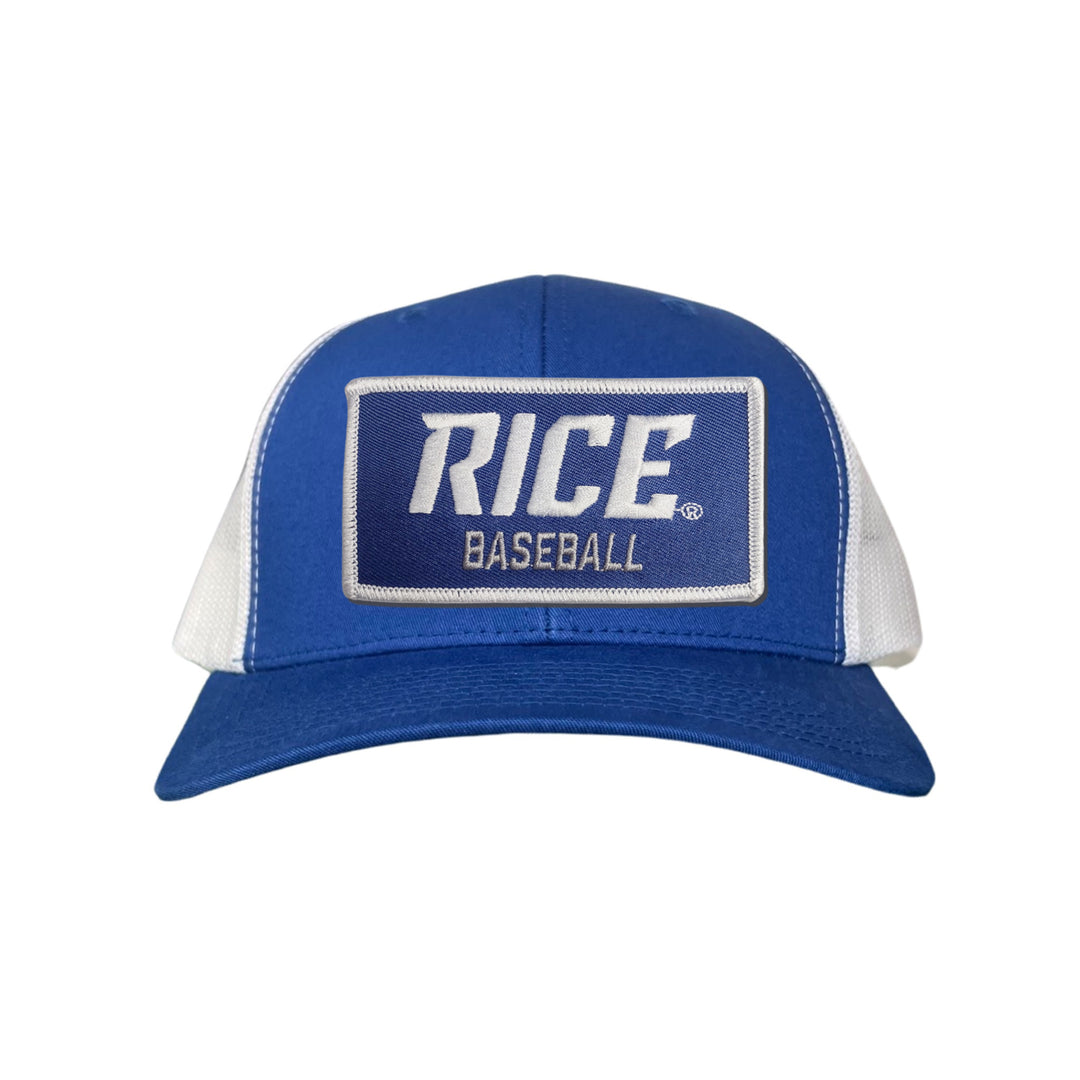 Rice Owls / Rice Baseball Rectangle Patch / Curved Bill Mesh Snapback / 166 / Rice003 / MM