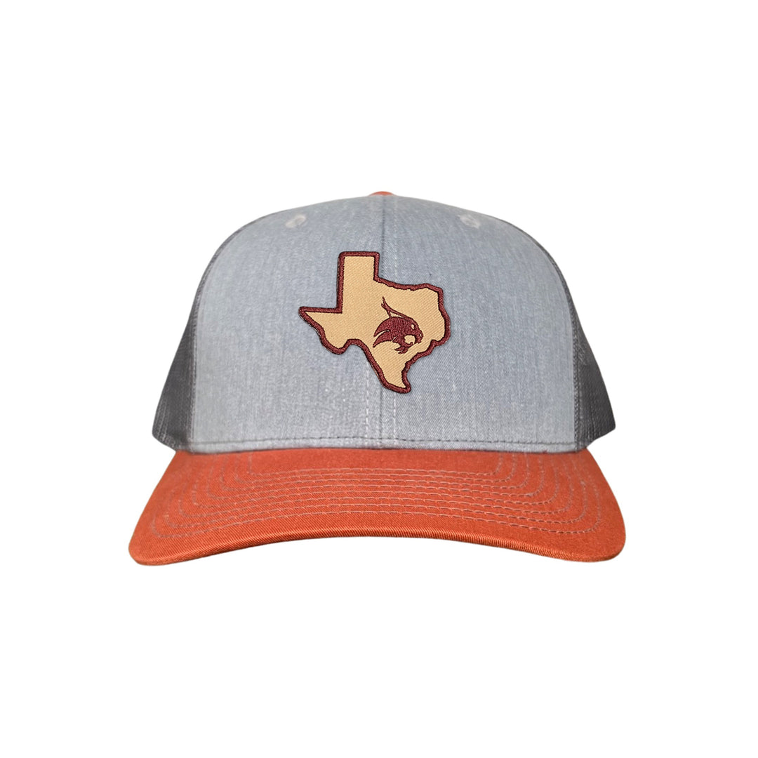 Texas State / State of Texas Supercat / Curved Bill Mesh Snapback / TXST004 / 095