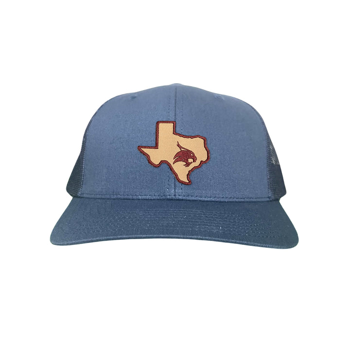 Texas State / State of Texas Supercat / Curved Bill Mesh Snapback / TXST004 / 095