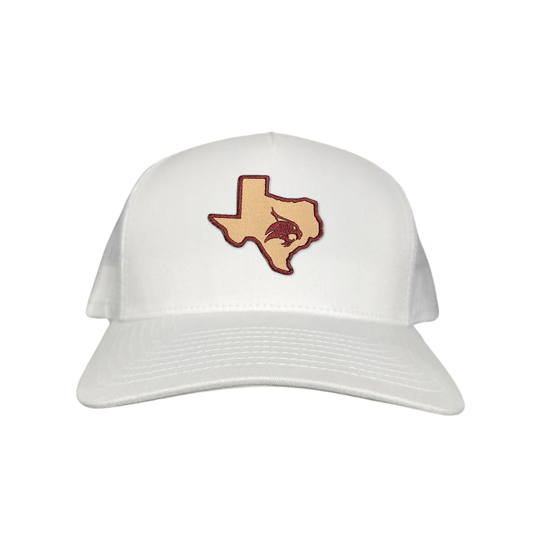 Texas State / State of Texas Supercat / Curved Bill Mesh Snapback / TXST004 / 095